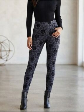 Topshop| Grey & Black Textured Luxe Skinny Pants Sz 8